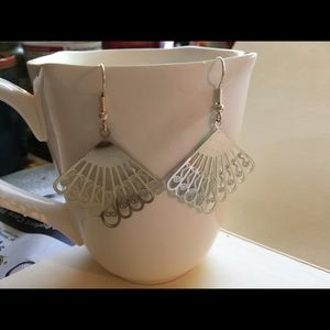 Filigree earrings, dangle earrings